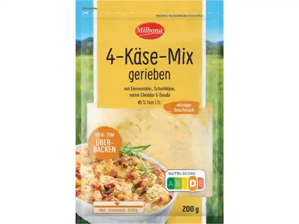 Bild 1 von Milbona 4-Käse-Mix,  200 g