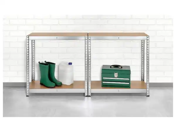 Bild 2 von PARKSIDE® Haushaltsregal, mit Rahmen aus verzinktem Stahl,  50 kg