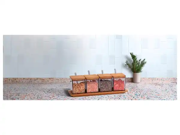 Bild 3 von Wenko Gewürzbehälter, inklusive Löffel für jeden Behälter