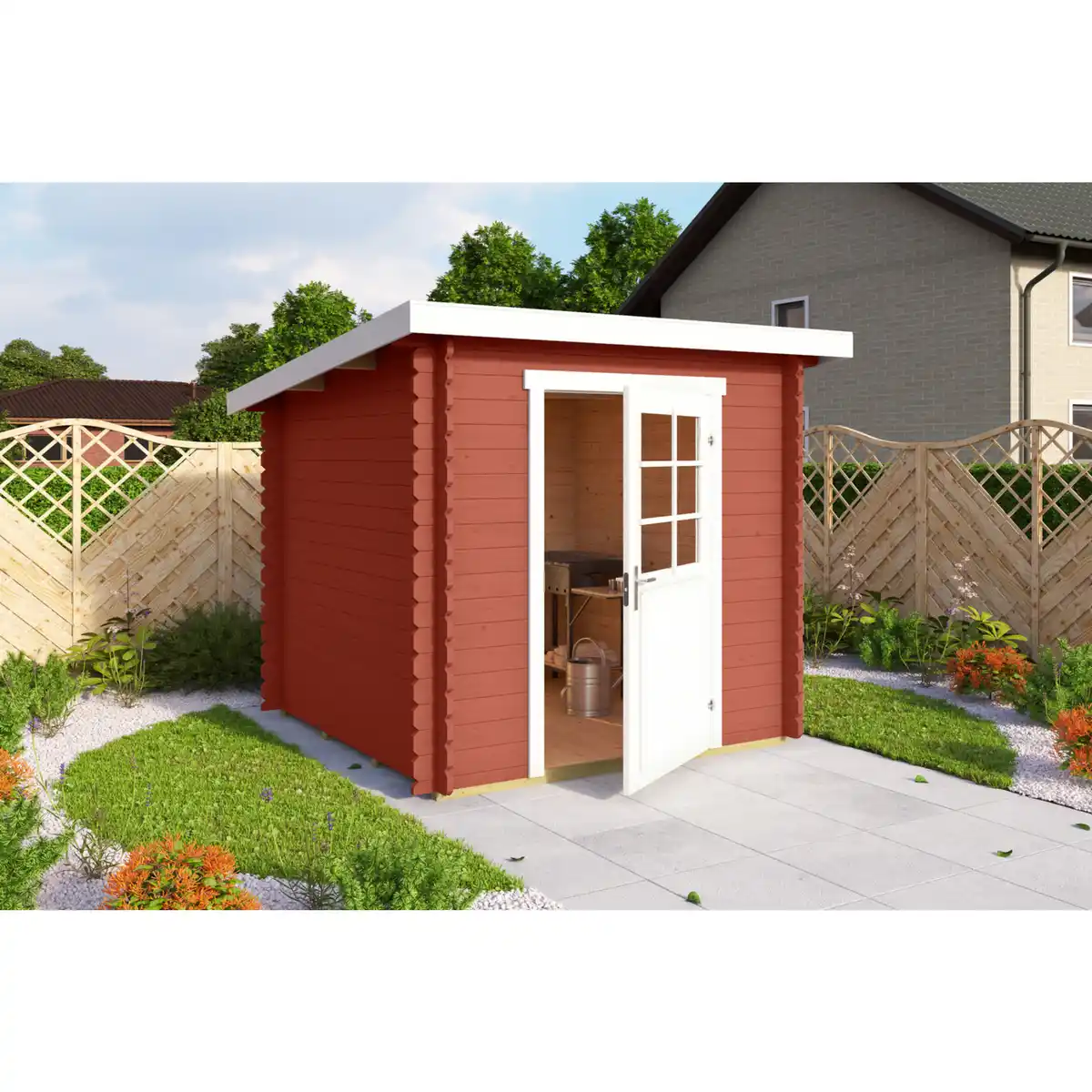 Bild 1 von Gartenhaus »Main«, Holz, BxHxT: 230 x 211 x 228,3 cm (Außenmaße)