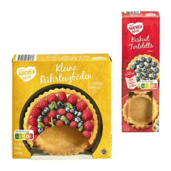 Bild 1 von MEINE KUCHENWELT Biskuit-Torteletts / Rührteigböden