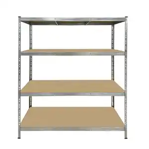 Steckregal, BxHxT: 160 x 180 x 60 cm, Holz/Metall