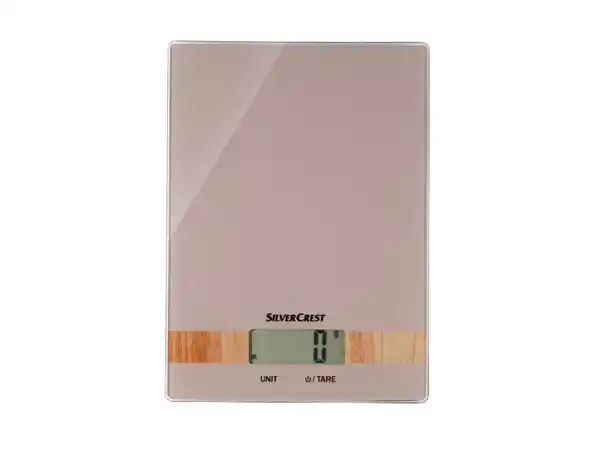 Bild 2 von SILVERCREST® KITCHEN TOOLS Digitale Küchenwaage, mit Elementen in Holzoptik