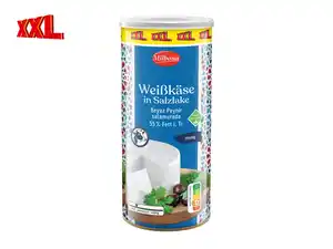 Milbona Weißkäse in Salzlake XXL