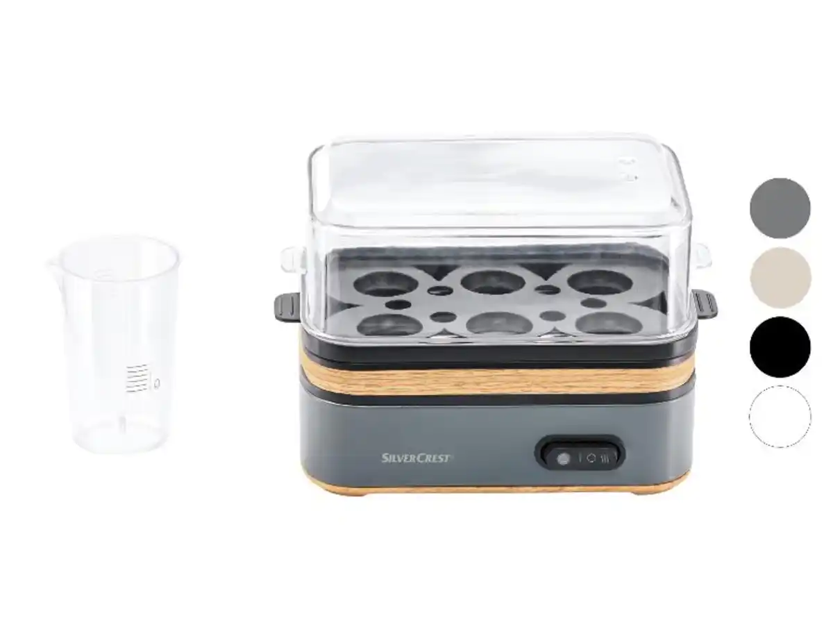 Bild 1 von SILVERCREST® KITCHEN TOOLS Eierkocher »EDS SEKH 400 B2«, mit Elementen in Holzoptik