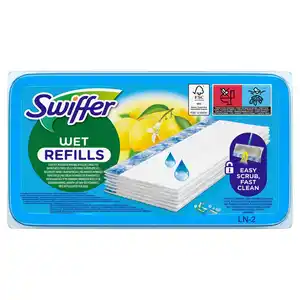 Swiffer WET Wischtücher nass Nachfüllpackung Citrus Fresh, 12 Stk