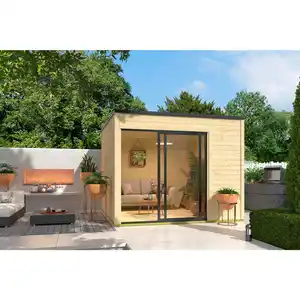 Gartenhaus »Kubus«, BxHxL: 300 x 239 x 300 cm, naturbelassenes Fichtenholz