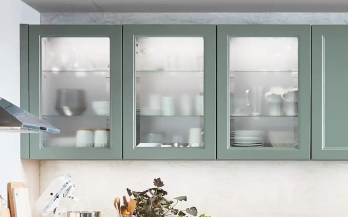 Bild 1 von Nobilia - Einbauküche Cascada, Lacklaminat schilf, inkl. Siemens Elektrogeräte