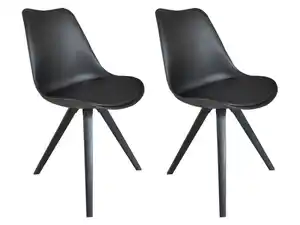 byLIVING Stuhl »Kira« 2er Set, in modernem, skandinavischem Stil