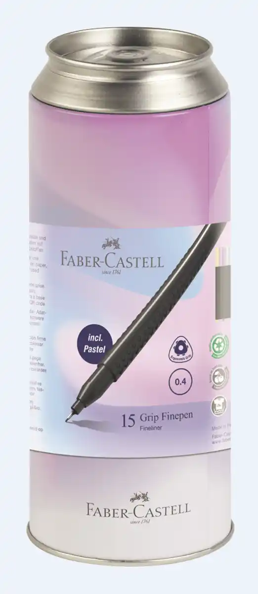 Bild 1 von FABER-CASTELL Fineliner Grip 0,4mm Dose, 1 Stk