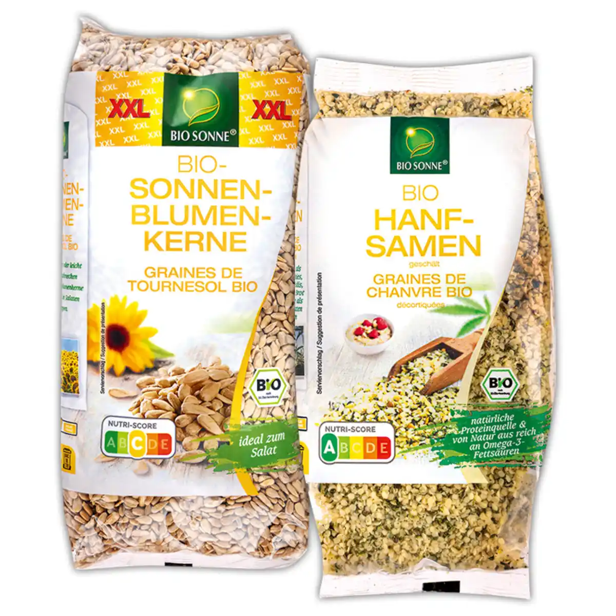 Bild 1 von Bio Sonne Bio-Sonnenblumenkerne XXL / Hanfsamen