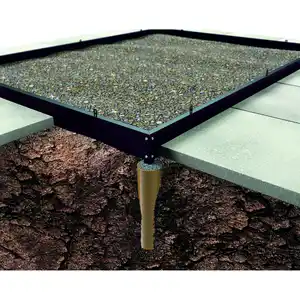 Halls Fundament für 'Popular 66' 3,8 m² Gewächshaus