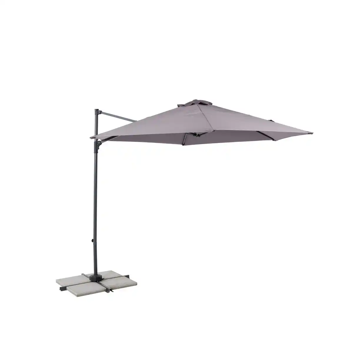 Bild 1 von Pendelschirm, Ø: 300 cm, Polyester/Aluminium, dark grey