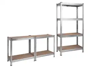 PARKSIDE PERFORMANCE® Schwerlastregal, verzinkter Stahl, B 200 x H 100 x T 50 cm,  250 kg
