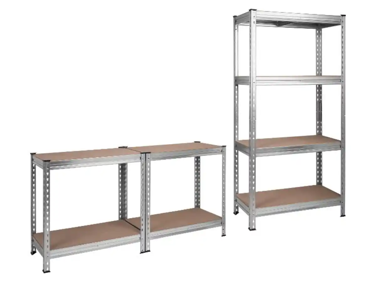 Bild 1 von PARKSIDE PERFORMANCE® Schwerlastregal, verzinkter Stahl, B 200 x H 100 x T 50 cm,  250 kg