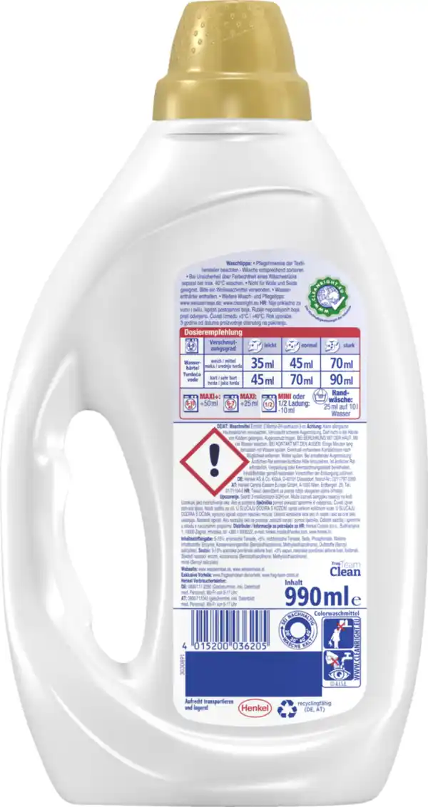 Bild 2 von Weißer Riese Colorwaschmittel Flüssig Aromatherapie Orchidee 22 WL