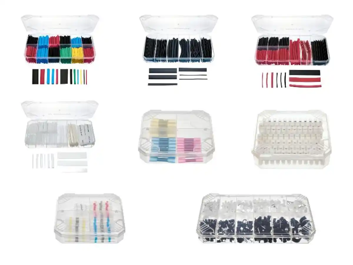 Bild 1 von PARKSIDE® Schrumpfschlauch-Sortiment / Kabelverbindungsstecker-Set / Klemmenblock-Sortiment / Lötverbinder-Sortiment / Kabelklemme
