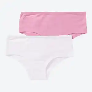 Kinder-Mädchen-Panty aus Baumwolle, 2er-Pack