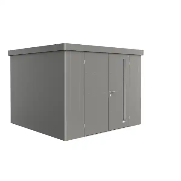 Bild 1 von Biohort Gerätehaus 'Neo 3C' quarzgrau-metallic 292 x 292 cm mit Doppeltür