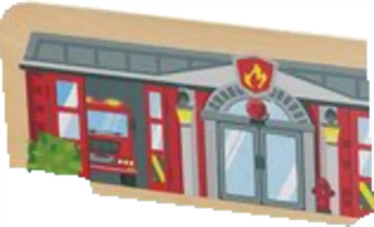 Bild 2 von Hape Großstadtlandschaft Eisenbahn in Aufbewahrungsbox