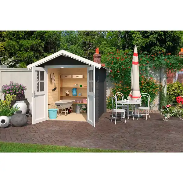 Bild 1 von Gartenhaus »Inn«, Holz, BxHxT: 241,1 x 234 x 260 cm (Außenmaße)