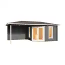 Bild 2 von Gartenhaus »Karlskrona«, Holz, BxHxT: 632,4 x 285 x 357,4 cm (Außenmaße)