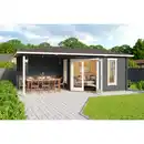 Bild 1 von Gartenhaus »Karlskrona«, Holz, BxHxT: 632,4 x 285 x 357,4 cm (Außenmaße)