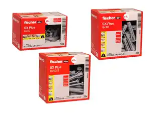 FISCHER SX PLUS Dübel-/Schrauben-Set