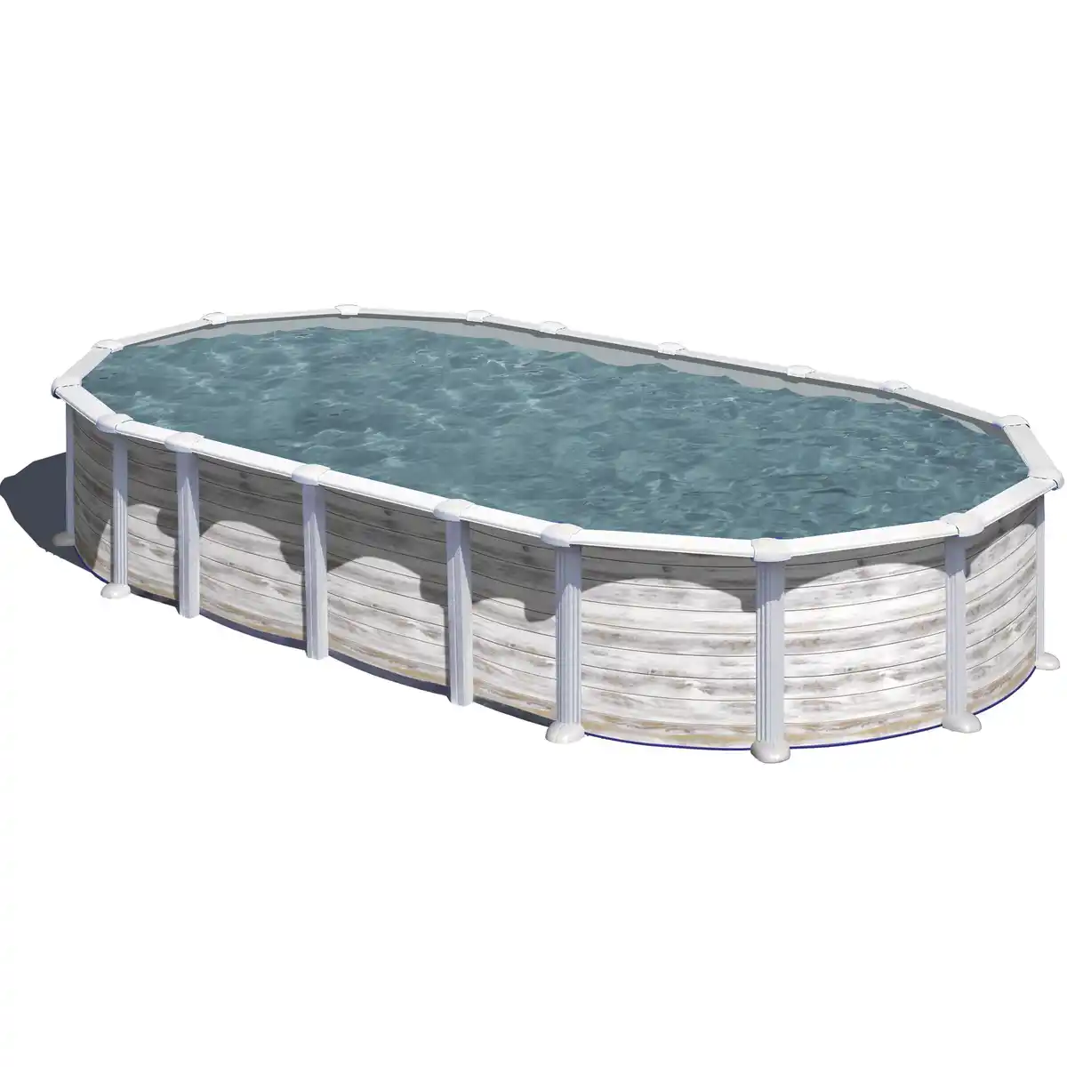 Bild 1 von Ovalpool »NORDIC«, weiß, BxHxL: 375 x 132 x 610 cm