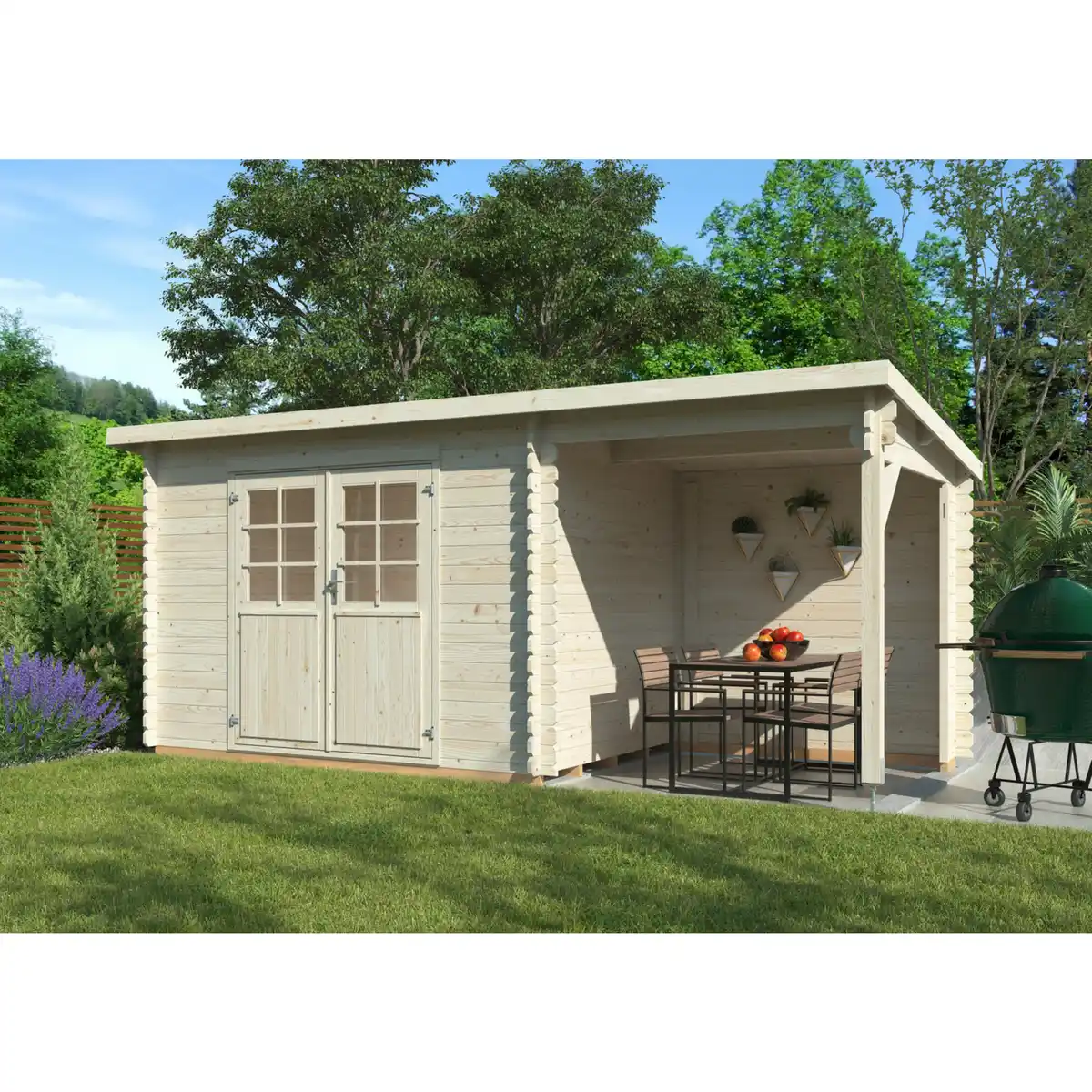 Bild 1 von Gartenhaus »Malta«, BxHxT: 524 x 217 x 242 cm (Außenmaße inkl. Dachüberstand)