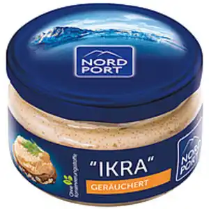 Brotaufstrich "IKRA" mit Capelinrogen, teilweise geräucherte...