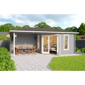 Gartenhaus »Karlskrona«, Holz, BxHxT: 632,4 x 285 x 357,4 cm (Außenmaße)