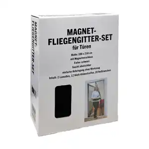 Türvorhang »Magnet-Fliegengitter-Set«, BxH: 100 x 210 cm, schwarz