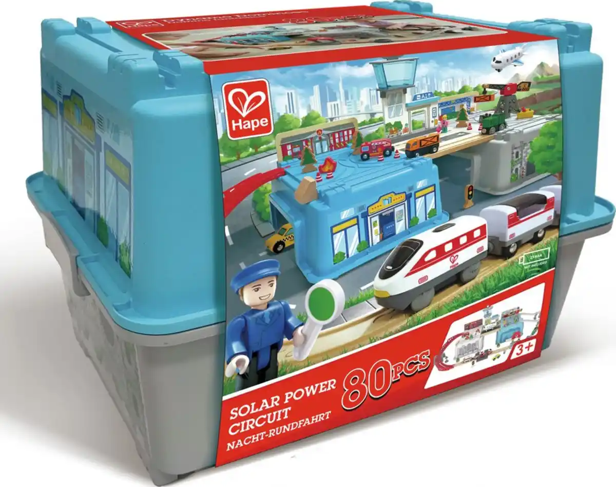 Bild 1 von Hape Großstadtlandschaft Eisenbahn in Aufbewahrungsbox