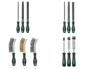 PARKSIDE® Feilen-Set / Raspel-Set / Drahtbürsten-Set / Stechbeitel-Set, 3-teilig