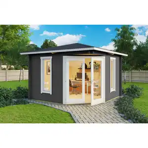 Gartenhaus »Karlskrona«, Holz, BxHxT: 357,4 x 269 x 357,4 cm (Außenmaße)