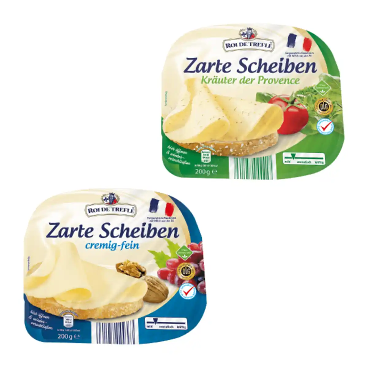 Bild 1 von ROI DE TREFLE Französische Weichkäsescheiben 200g