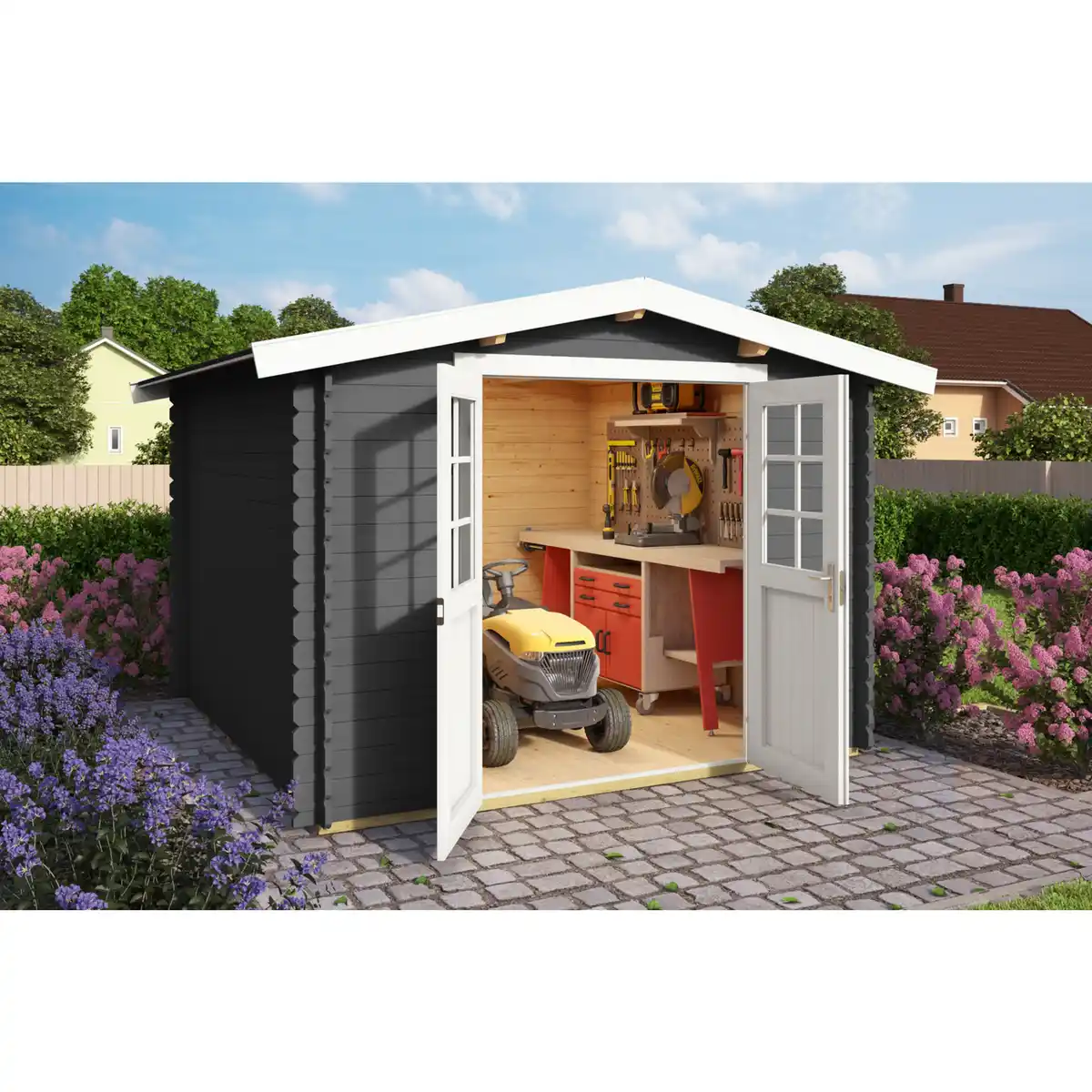 Bild 1 von Gartenhaus »Australien«, Holz, BxHxT: 333 x 222 x 310 cm (Außenmaße)