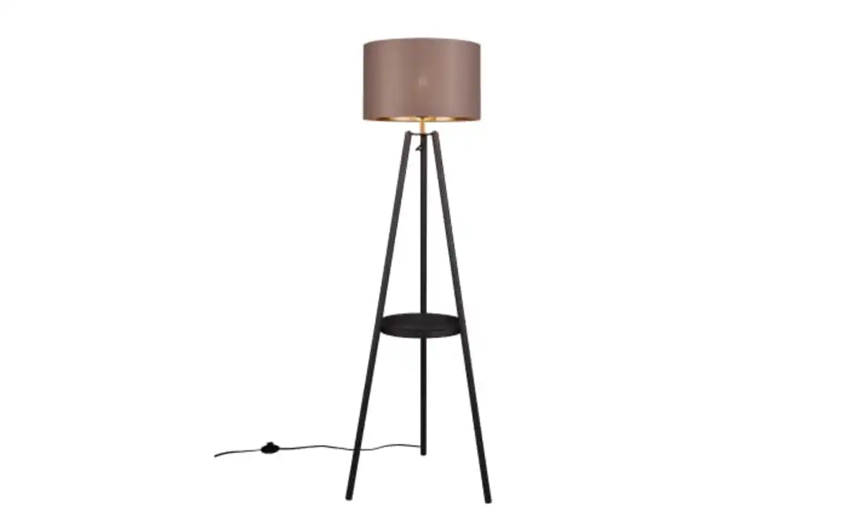 Bild 1 von Stehleuchte Colette, schwarz/taupe, inkl. Fußschalter