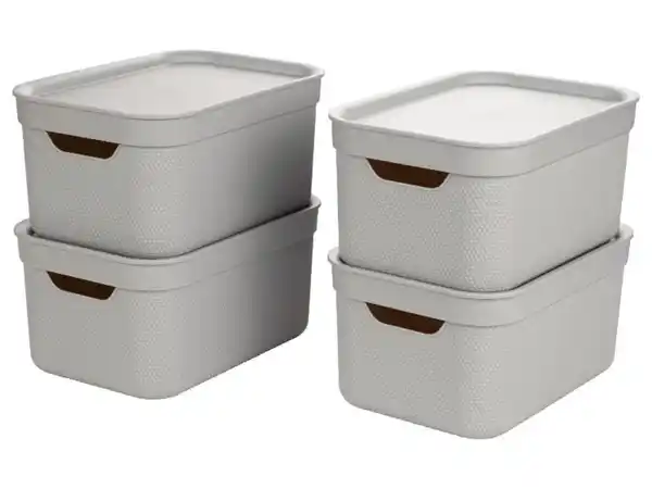 Bild 1 von LIVARNO home Aufbewahrungsboxen-Set, mit Deckel