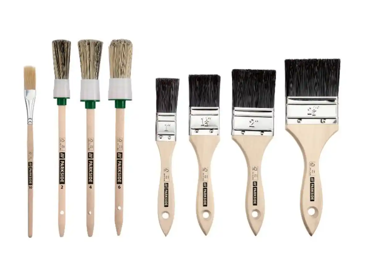 Bild 1 von PARKSIDE® Pinselset, für Dispersionen, Lacke und Lasuren