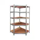 Bild 1 von Eckregal, BxHxT: 90 x 180 x 40 cm, Metall