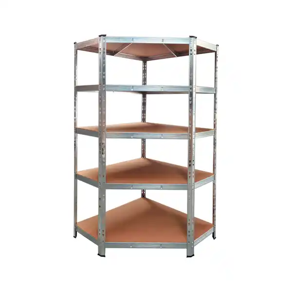 Bild 1 von Eckregal, BxHxT: 90 x 180 x 40 cm, Metall
