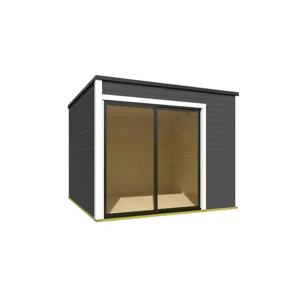 Bild 2 von Gartenhaus »Kubus«, Holz, BxHxT: 300 x 239 x 300 cm (Außenmaße)