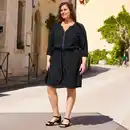 Bild 1 von Damen-Kleid aus reiner Viskose, große Größen
