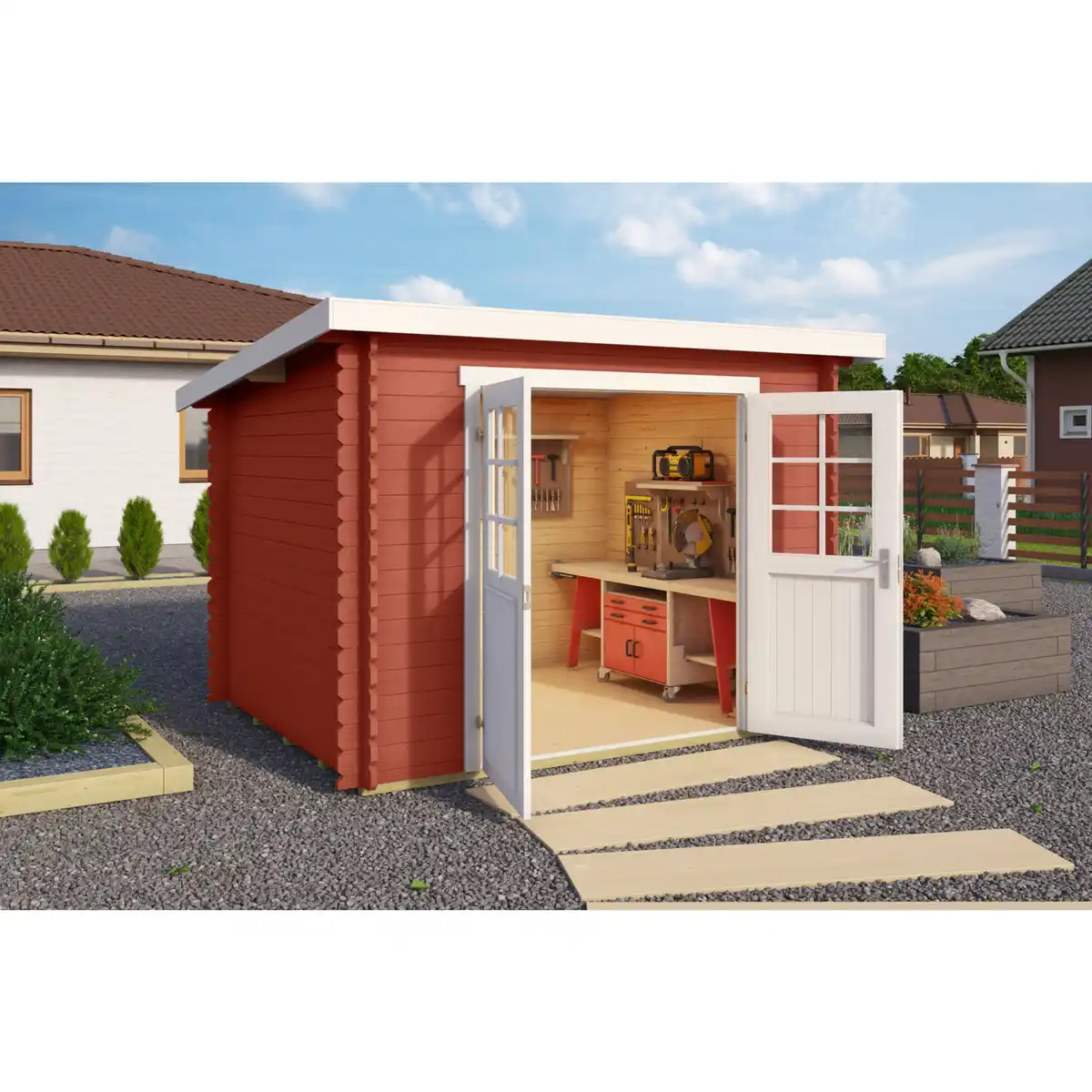 Bild 1 von Gartenhaus »Grenada«, Holz, BxHxT: 290 x 211 x 238,4 cm (Außenmaße)