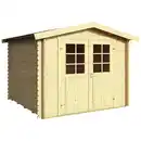 Bild 2 von Gartenhaus »Dänemark«, Holz, BxHxT: 271 x 222 x 230 cm (Außenmaße inkl. Dachüberstand), Wandstärke 28mm