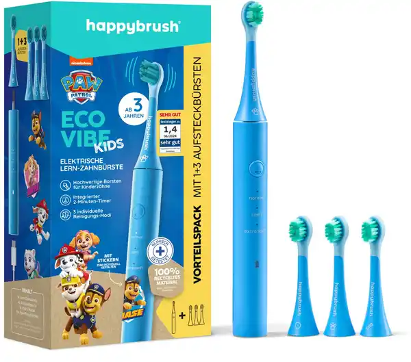 Bild 1 von ECO VIBE KIDS Paw Patrol +3 Refills Elektrische Zahnbürste
