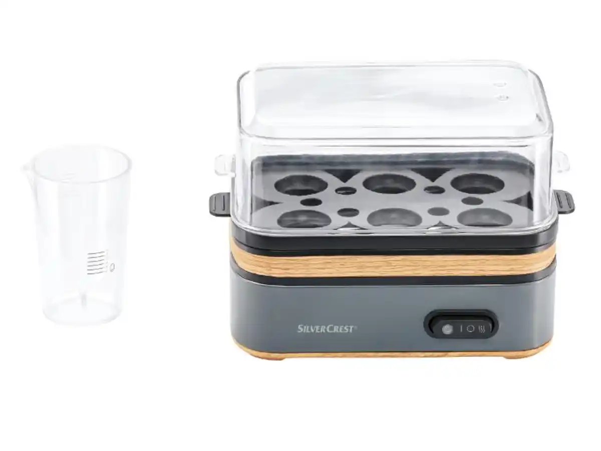 Bild 2 von SILVERCREST® KITCHEN TOOLS Eierkocher »EDS SEKH 400 B2«, mit Elementen in Holzoptik