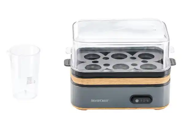 Bild 2 von SILVERCREST® KITCHEN TOOLS Eierkocher »EDS SEKH 400 B2«, mit Elementen in Holzoptik